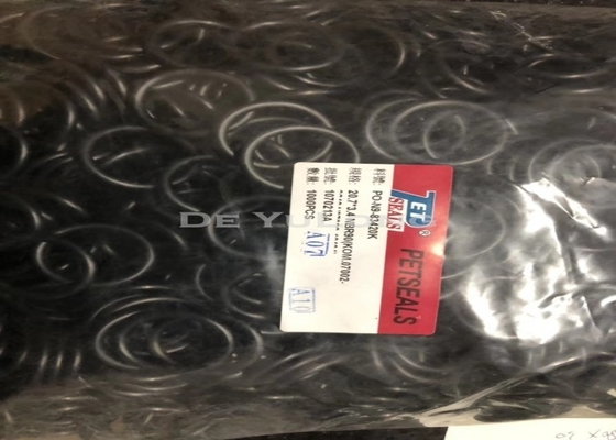 Hydraulische Gummio-Ringe/Widerstand-Japans  FKM der hohen Temperatur O-Ring Schwarz-Farbe